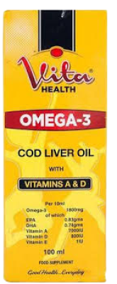 VITAHEALTH COD LIVER OIL 100ML